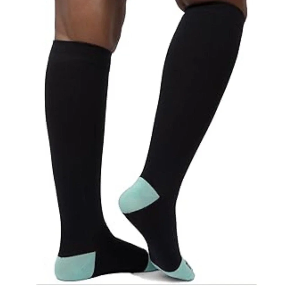 Motif Medical Black Maternity Compression Socks‎ 20-30mm Mercury Size Medium NWT